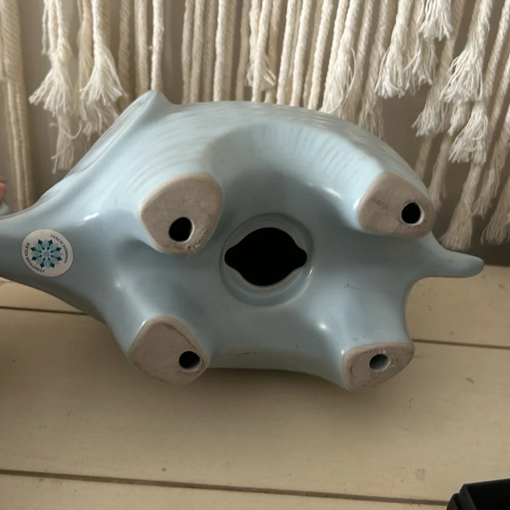 Jonathan Adler Baby Blue Piggy Bank